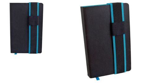Libreta con cinta personalizada