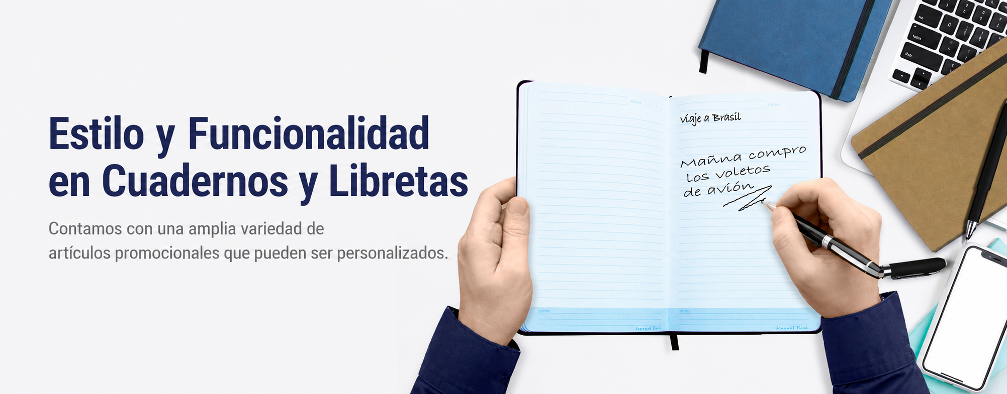 Cuadernos personalizados para empresas